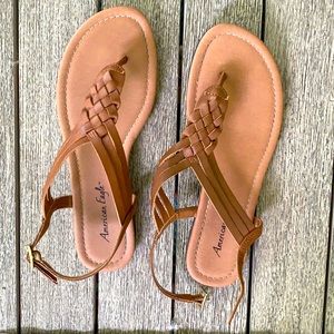 Brown American Eagle Sandals